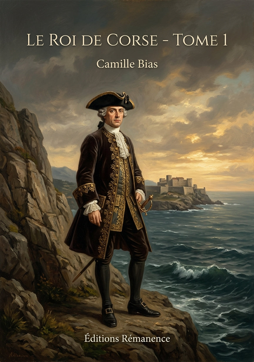 Livre Le Roi de Corse - Tome 1 par Camille Bias - Couverture - Editions Remanence