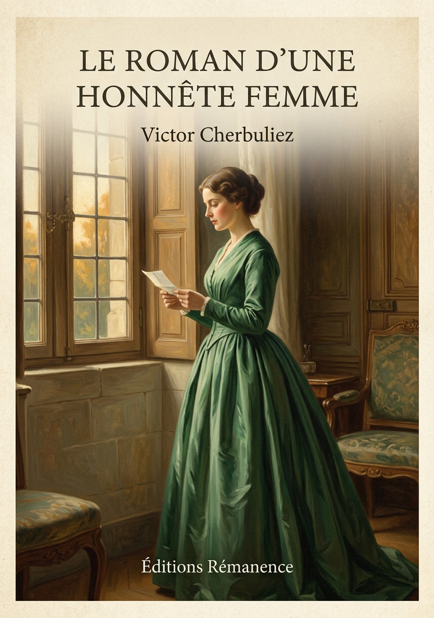 Le roman d'une honnête femme - Victor Cherbuliez (Couverture)