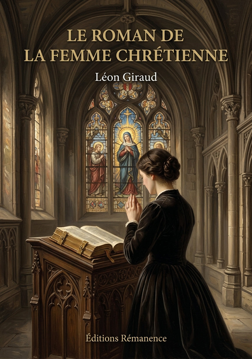 Livre Le roman de la femme chrétienne par Léon Giraud - Couverture - Editions Remanence