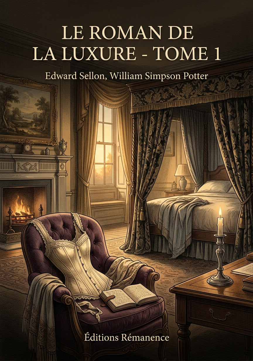 Livre Le roman de la luxure - Tome 1 par Edward Sellon, William Simpson Potter - Couverture - Editions Remanence