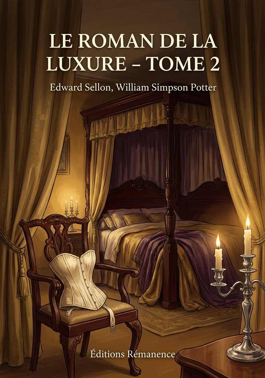 Livre Le roman de la luxure - Tome 2 par Edward Sellon, William Simpson Potter - Couverture - Editions Remanence