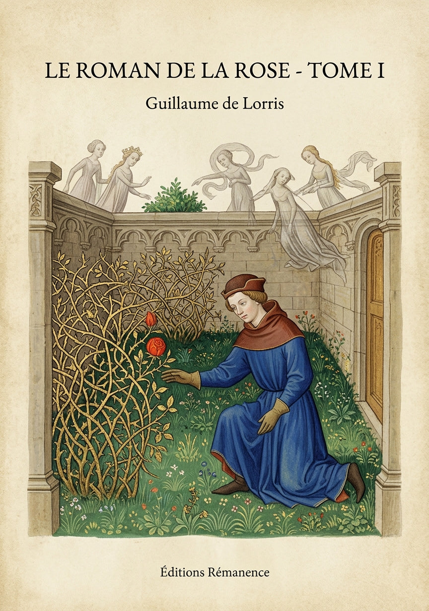 Le roman de la rose - Tome I - Guillaume de Lorris (Couverture)