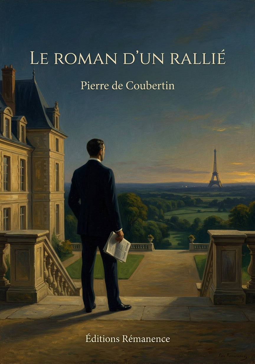 Livre Le Roman d’un rallié par Pierre de Coubertin - Couverture - Editions Remanence