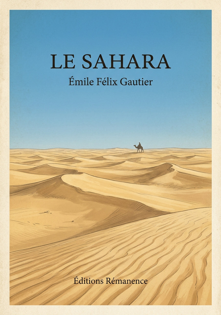 Le Sahara - Émile Félix Gautier (Couverture)