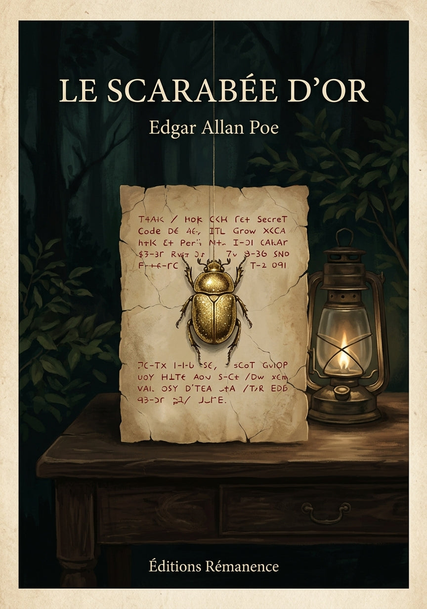 Le scarabée d'or - Edgar Allan Poe (Couverture)