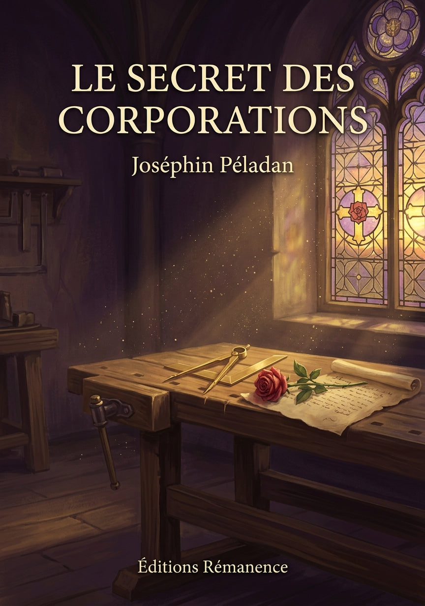 Livre Le Secret des corporations par Joséphin Péladan - Couverture - Editions Remanence