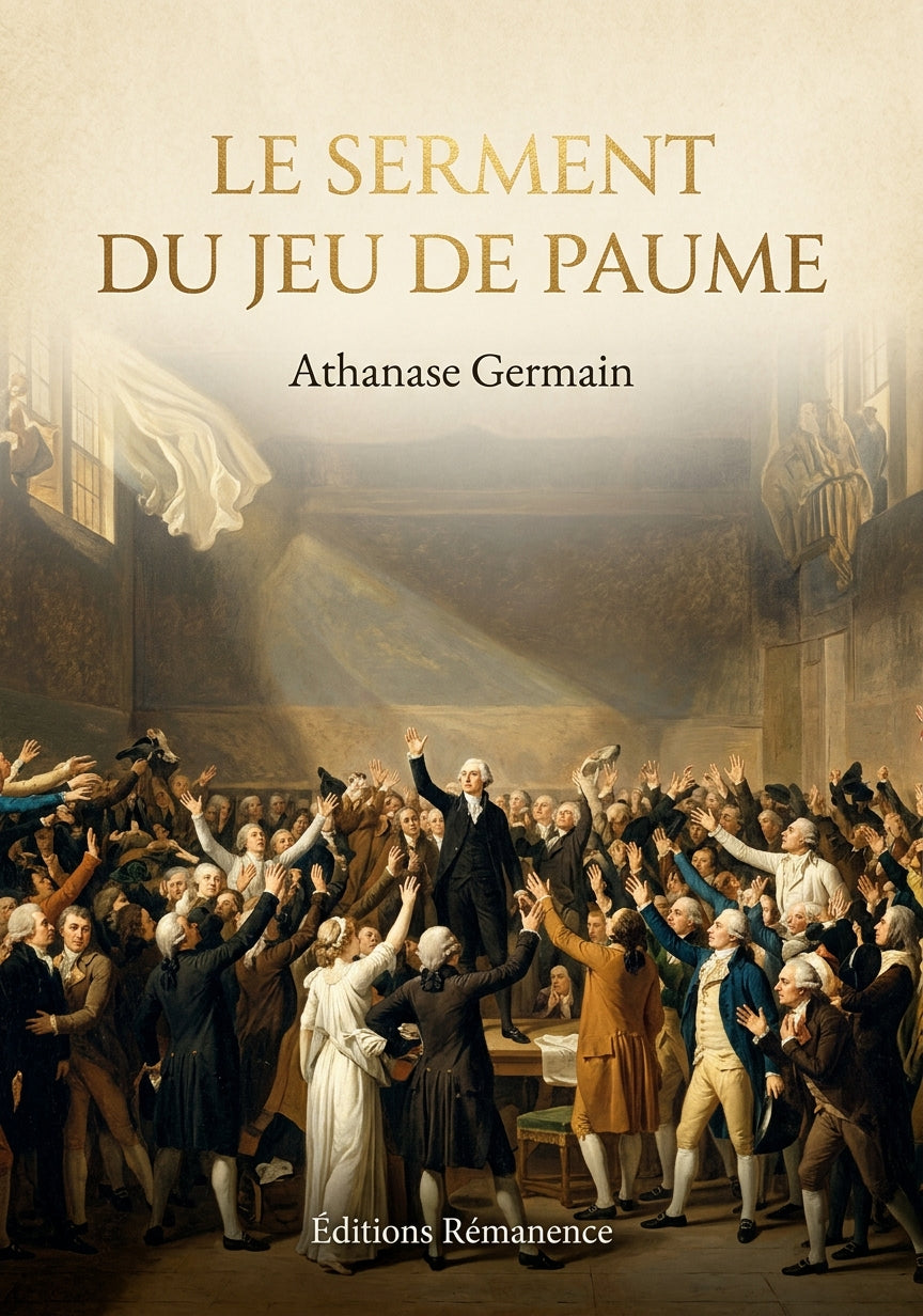 Livre Le Serment du jeu de paume par Athanase Germain - Couverture - Editions Remanence