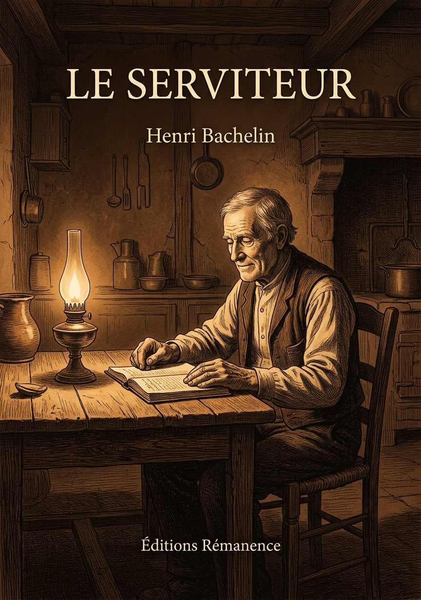 Livre Le Serviteur par Henri Bachelin - Couverture - Editions Remanence