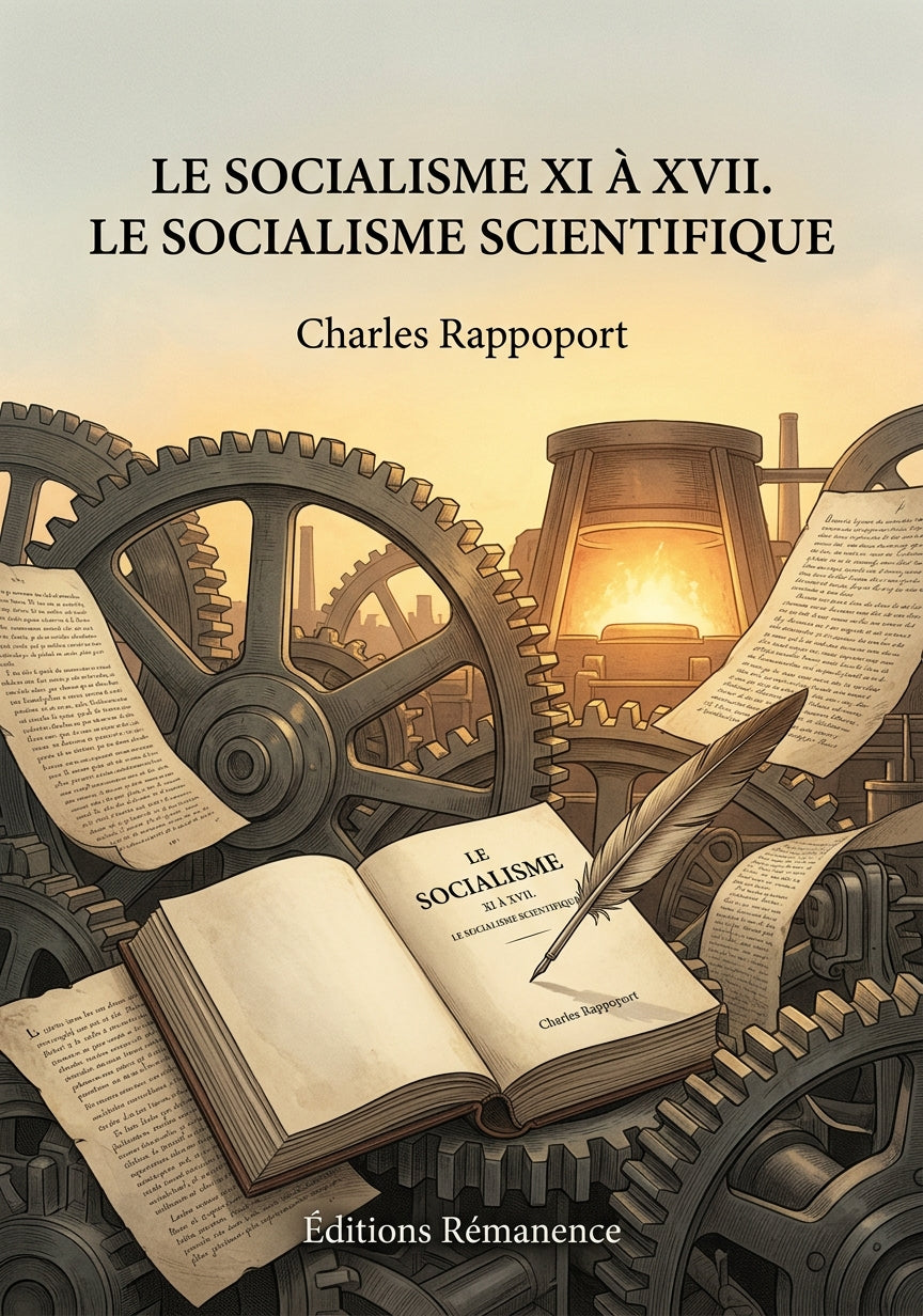 Livre Le Socialisme XI à XVII. Le Socialisme scientifique par Charles Rappoport - Couverture - Editions Remanence