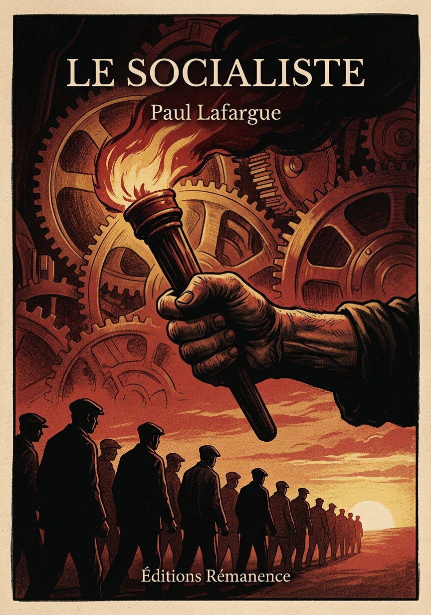 Livre Le Socialiste par Paul Lafargue - Couverture - Editions Remanence