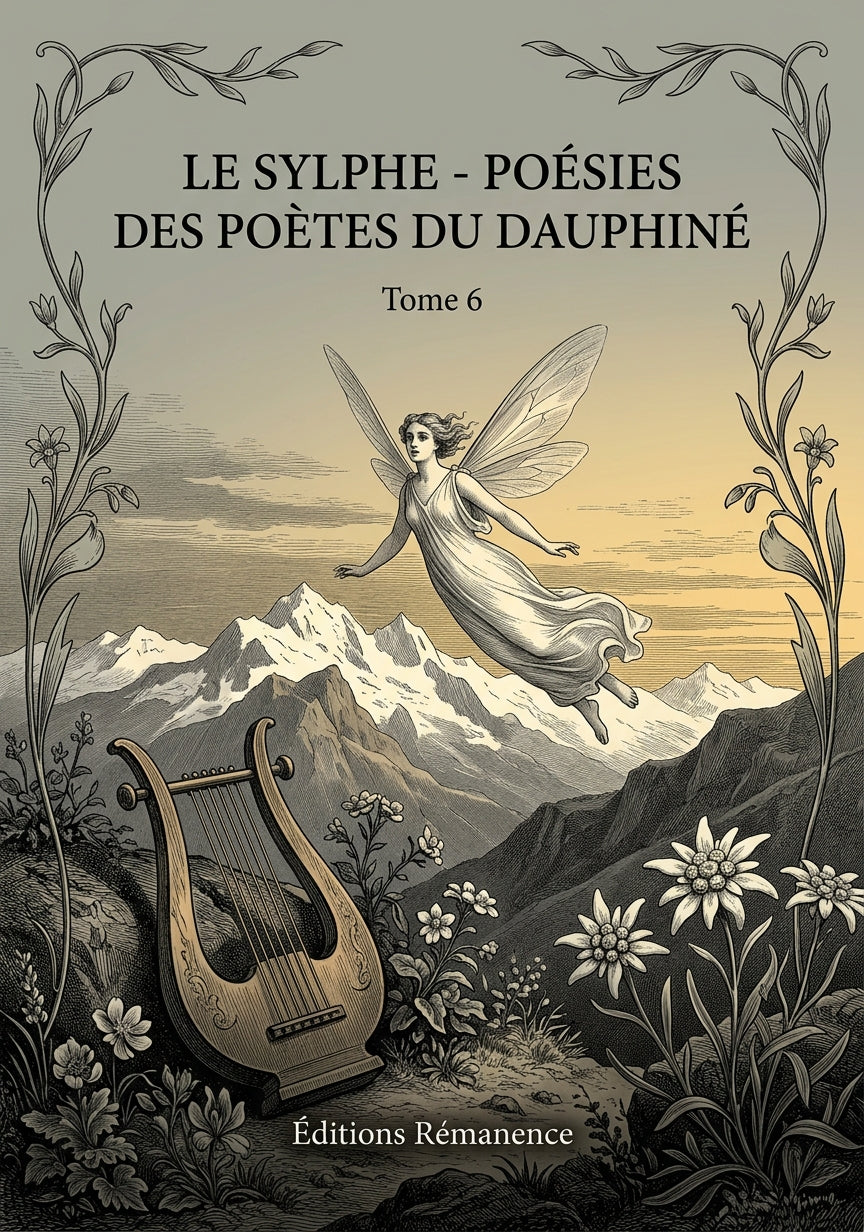 Livre Le Sylphe - Poésies des poètes du Dauphiné par Tome 6 - Couverture - Editions Remanence