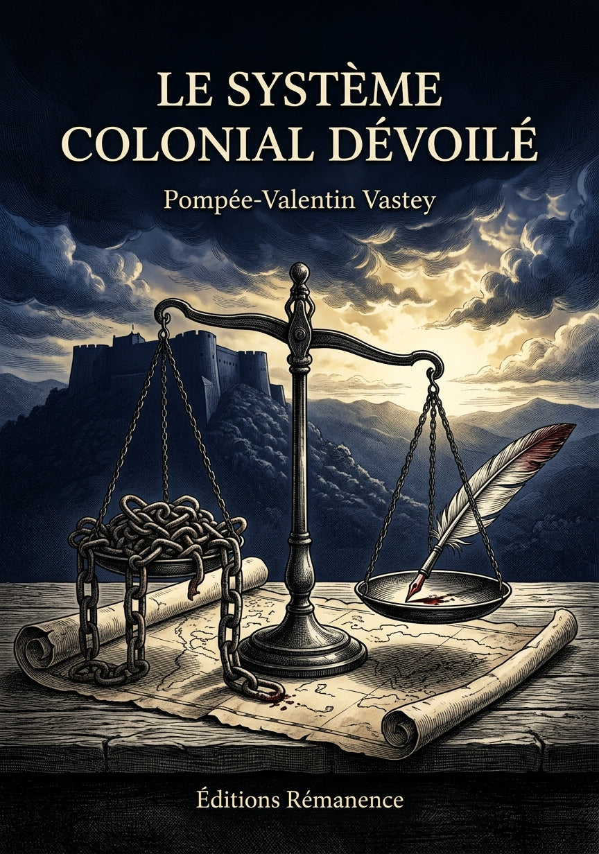 Livre Le système colonial dévoilé par Pompée-Valentin Vastey - Couverture - Editions Remanence