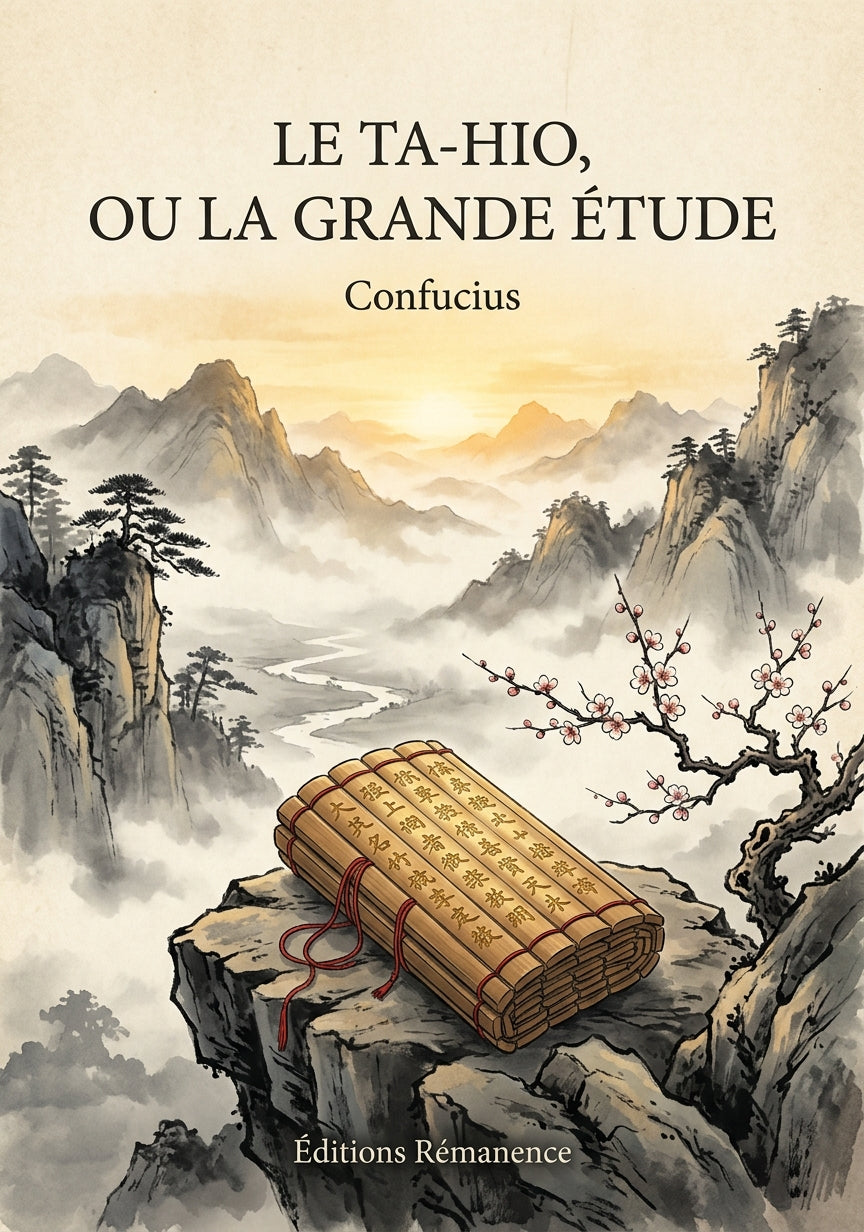 Livre Le Ta-Hio, ou la Grande Étude par Confucius - Couverture - Editions Remanence