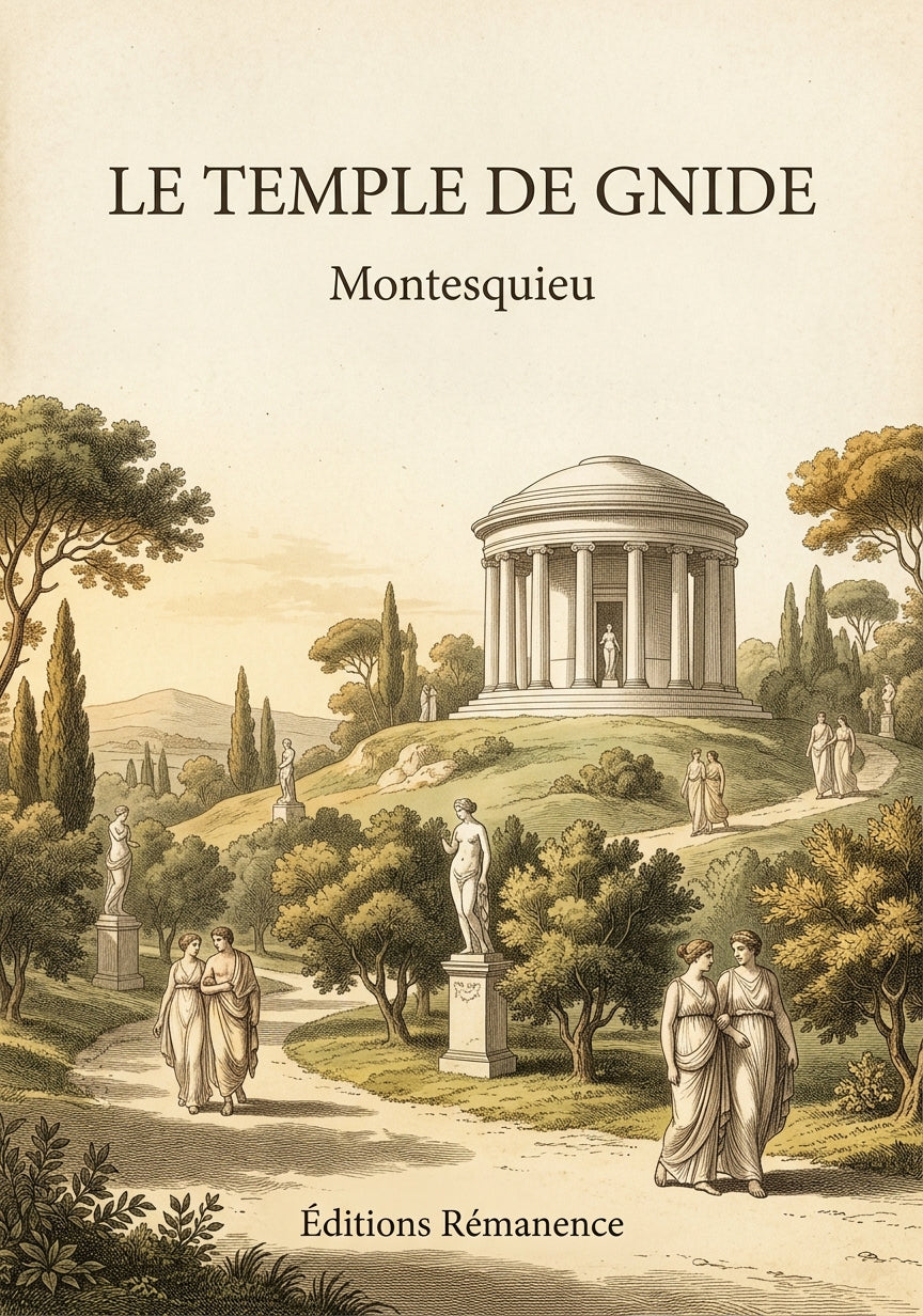 Le temple de Gnide - Montesquieu (Couverture)