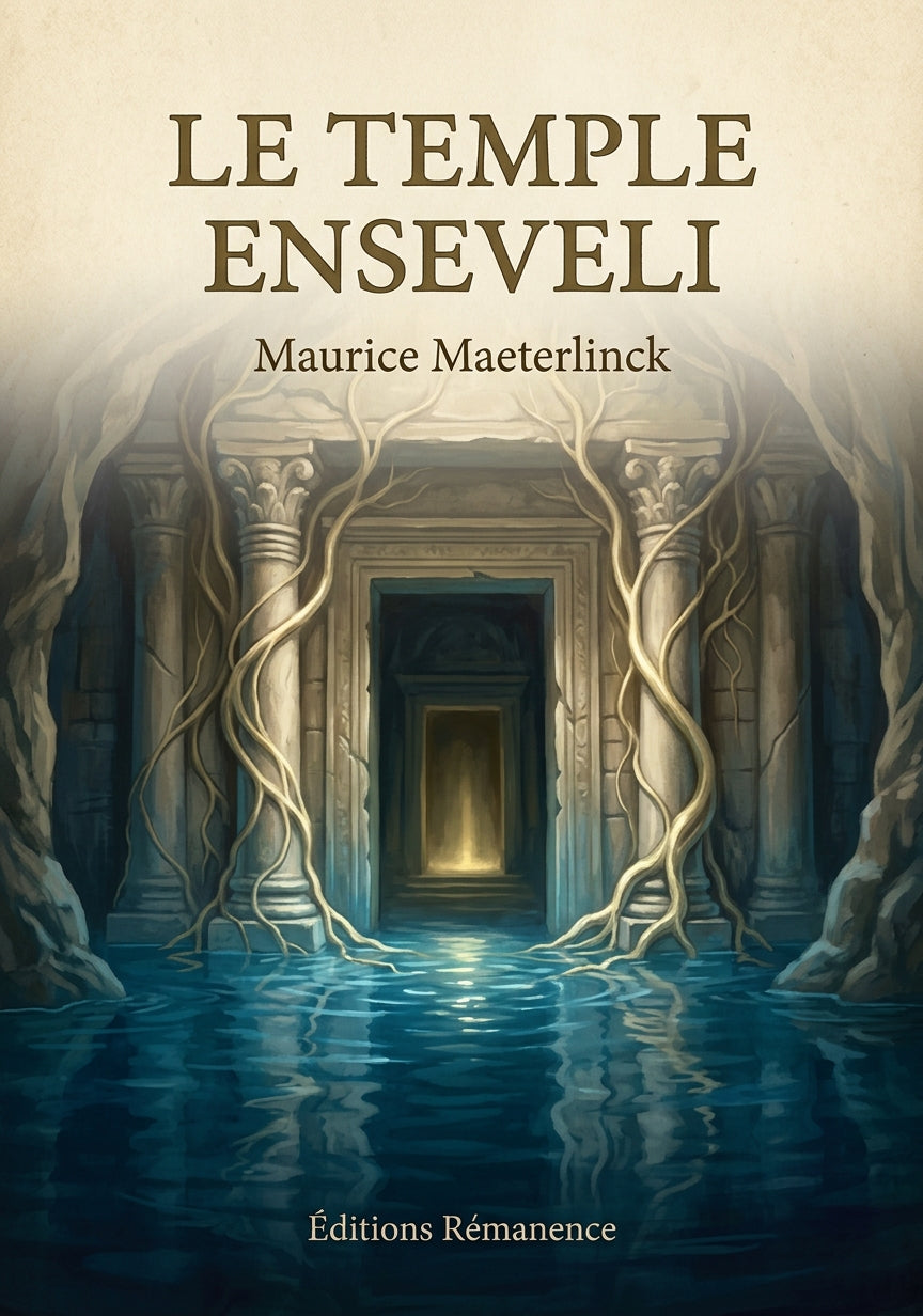 Le temple enseveli - Maurice Maeterlinck (Couverture)