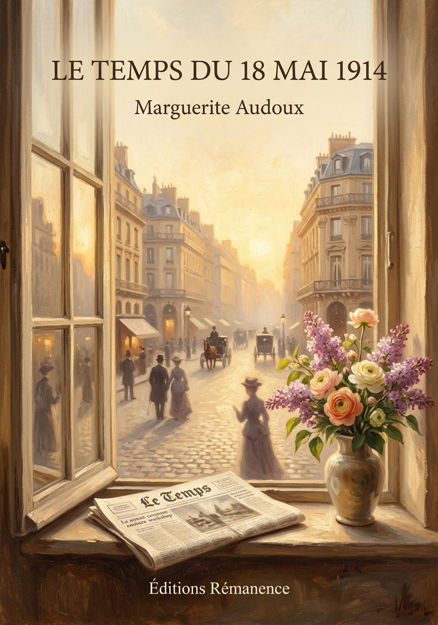 Livre Le Temps du 18 mai 1914 par Marguerite Audoux - Couverture - Editions Remanence