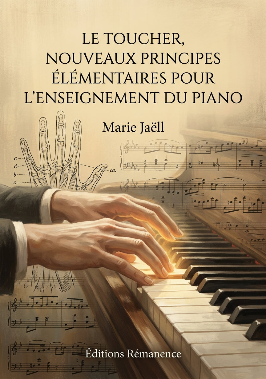 Livre Le Toucher, nouveaux principes élémentaires pour l'enseignement du piano par Marie Jaëll - Couverture - Editions Remanence