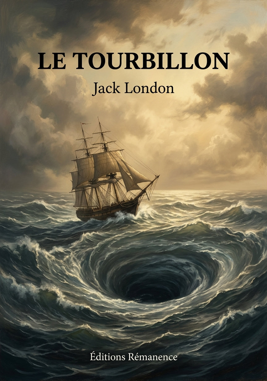 Livre Le Tourbillon par Jack London - Couverture - Editions Remanence