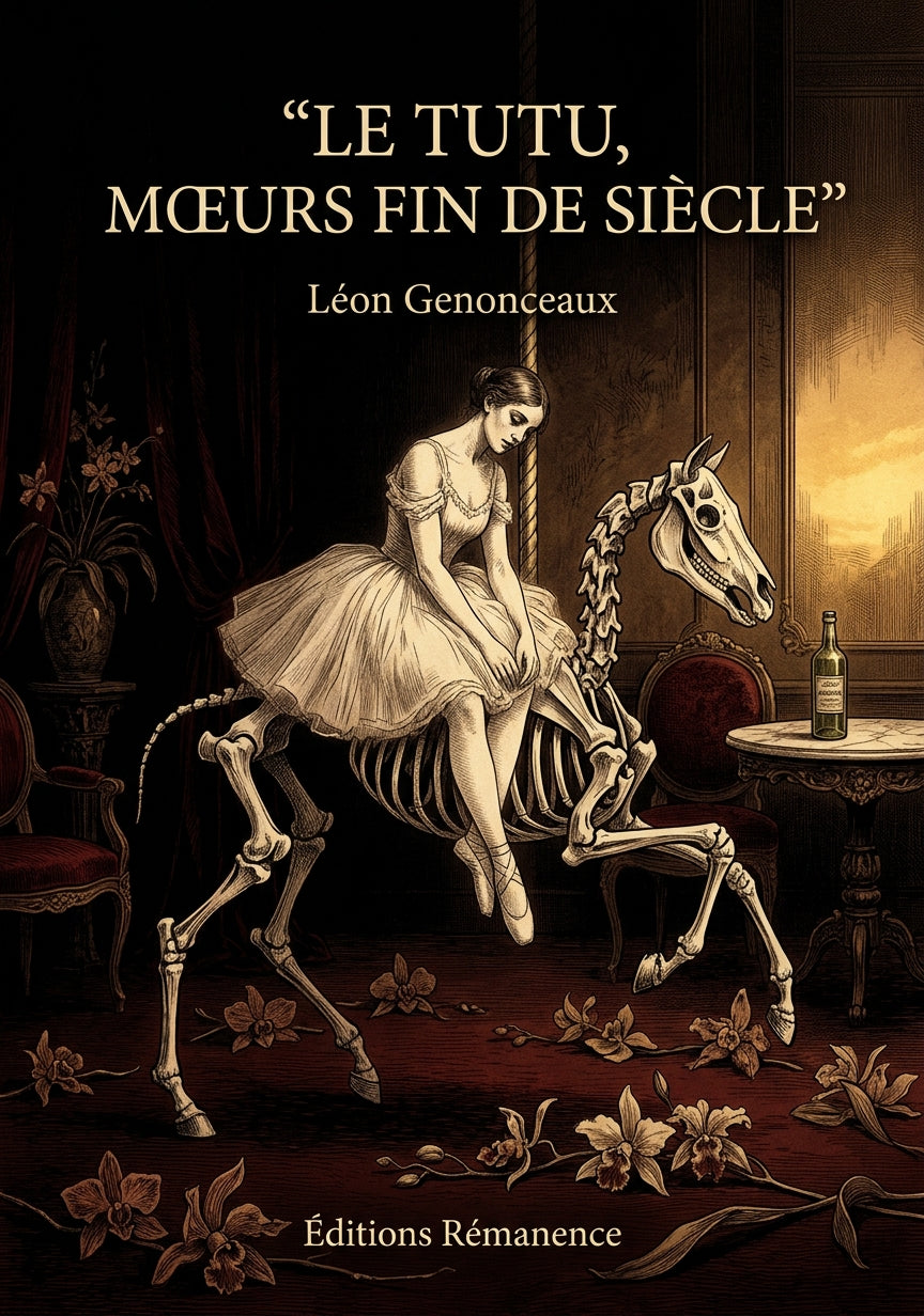 Livre Le Tutu, mœurs fin de siècle par Léon Genonceaux - Couverture - Editions Remanence