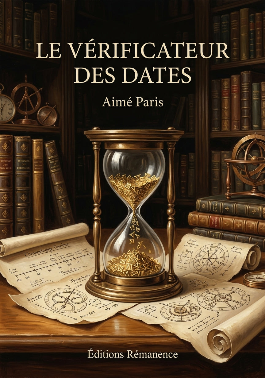 Livre Le Vérificateur des dates par Aimé Paris - Couverture - Editions Remanence