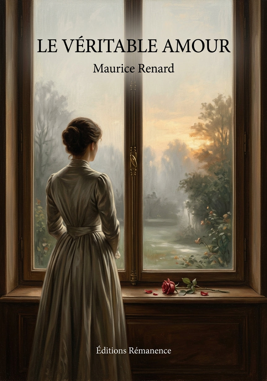 Livre Le véritable amour par Maurice Renard - Couverture - Editions Remanence