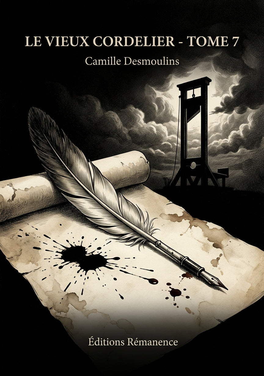 Livre Le Vieux Cordelier - Tome 7 par Camille Desmoulins - Couverture - Editions Remanence