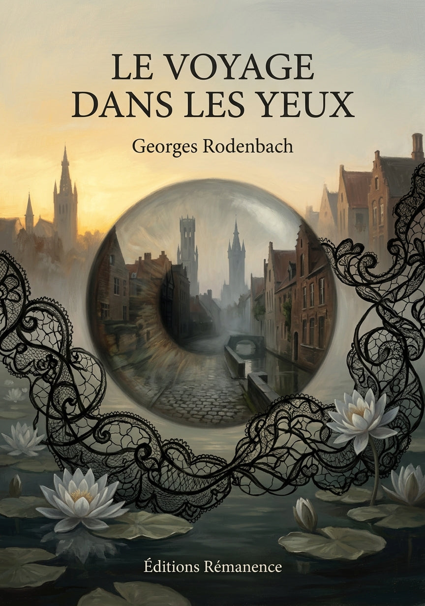 Livre Le Voyage dans les Yeux par Georges Rodenbach - Couverture - Editions Remanence