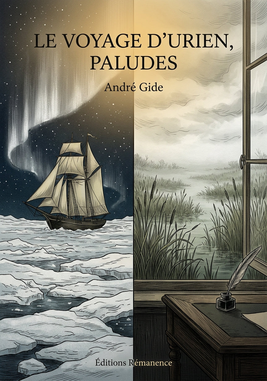 Livre Le Voyage d’Urien, Paludes par André Gide - Couverture - Editions Remanence