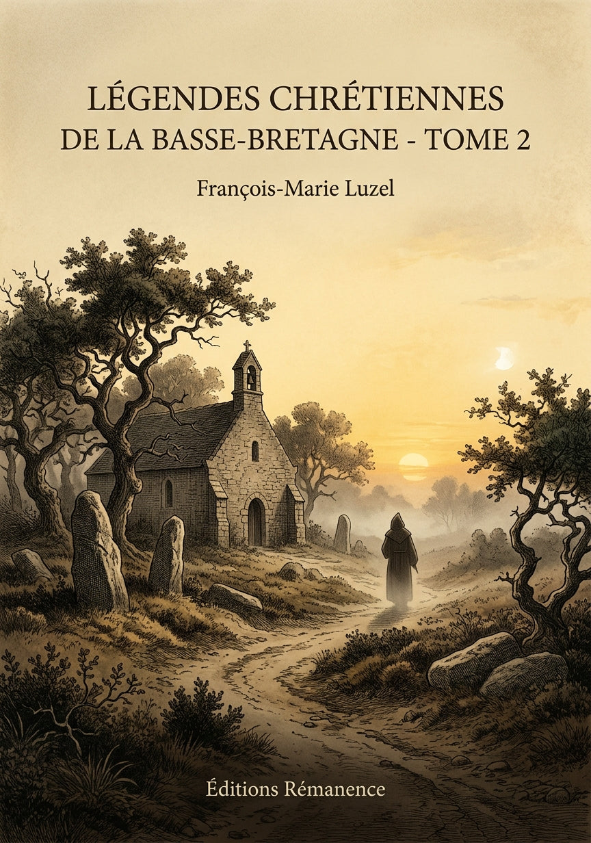 Livre Légendes chrétiennes de la Basse-Bretagne - Tome 2 par François-Marie Luzel - Couverture - Editions Remanence