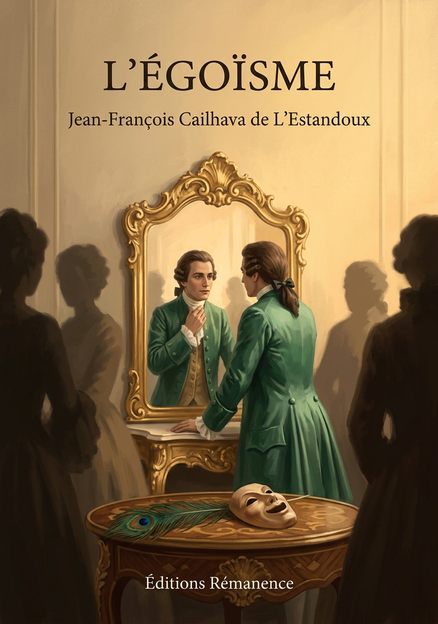 Livre L’Égoïsme par Jean-François Cailhava de L’Estandoux - Couverture - Editions Remanence