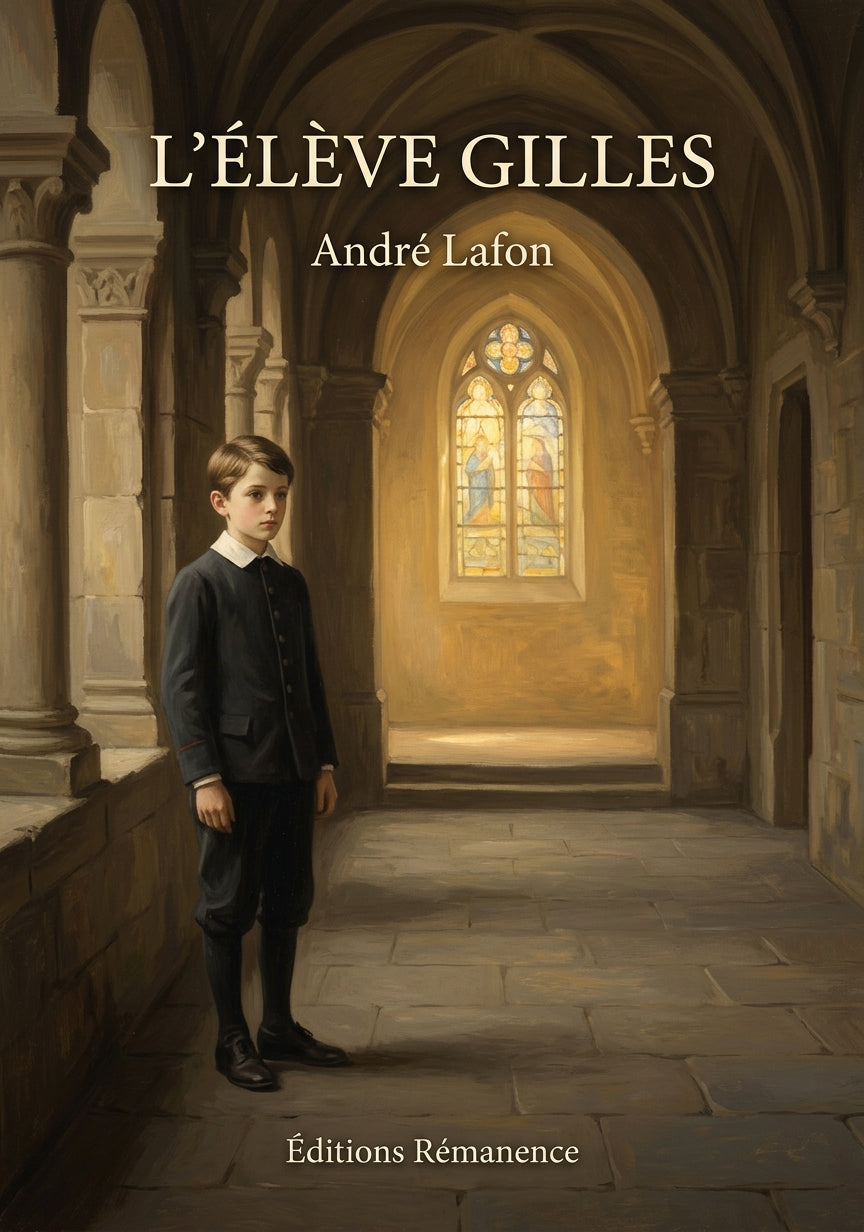 Livre L’Élève Gilles par André Lafon - Couverture - Editions Remanence