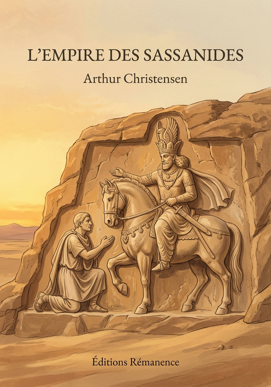 Livre L’Empire des Sassanides par Arthur Christensen - Couverture - Editions Remanence
