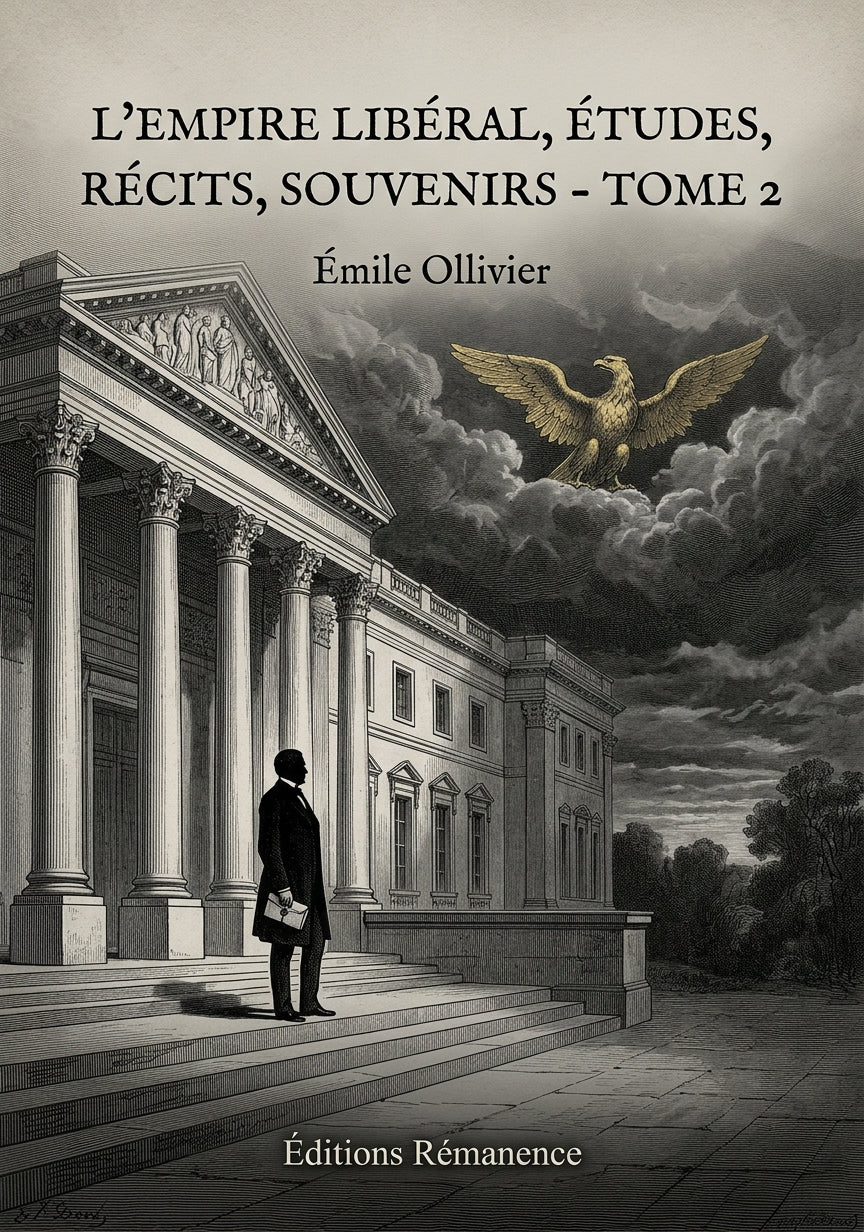 Livre L’Empire libéral, études, récits, souvenirs - Tome 2 par Émile Ollivier - Couverture - Editions Remanence