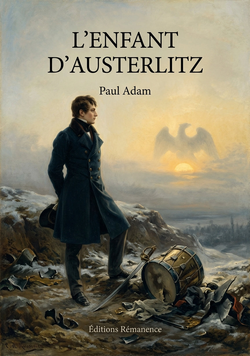 Livre L’Enfant d’Austerlitz par Paul Adam - Couverture - Editions Remanence