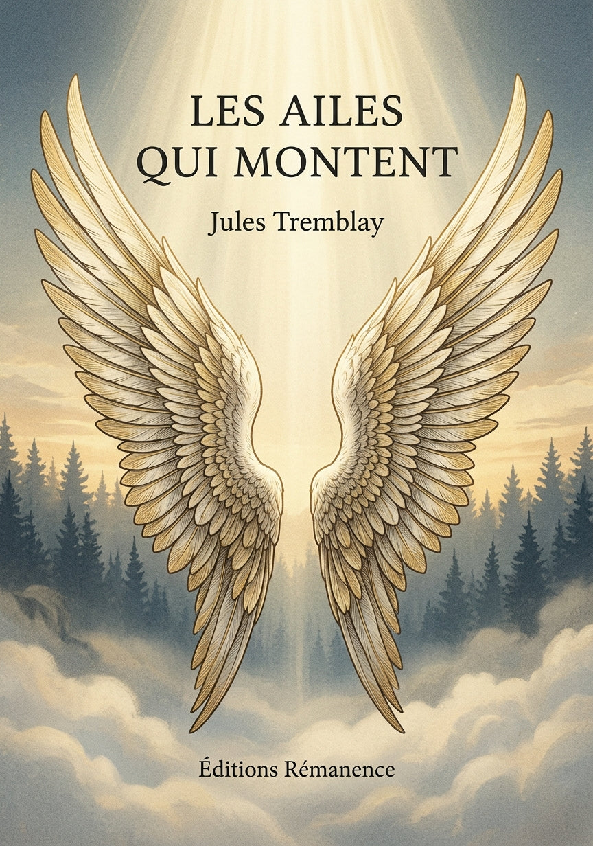Livre Les ailes qui montent par Jules Tremblay - Couverture - Editions Remanence