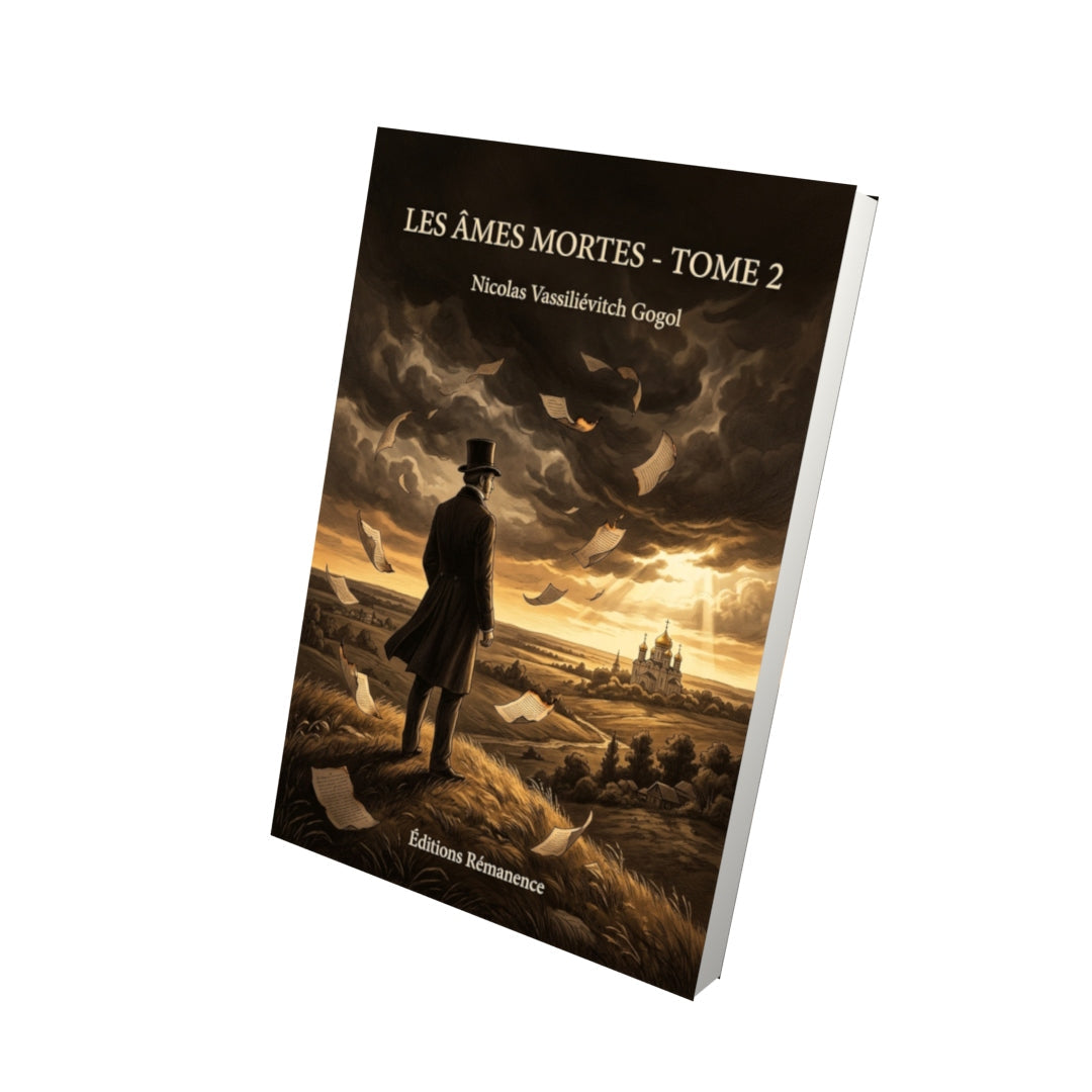 Livre Les Âmes mortes - Tome 2 - Nicolas Vassiliévitch Gogol - Editions Remanence