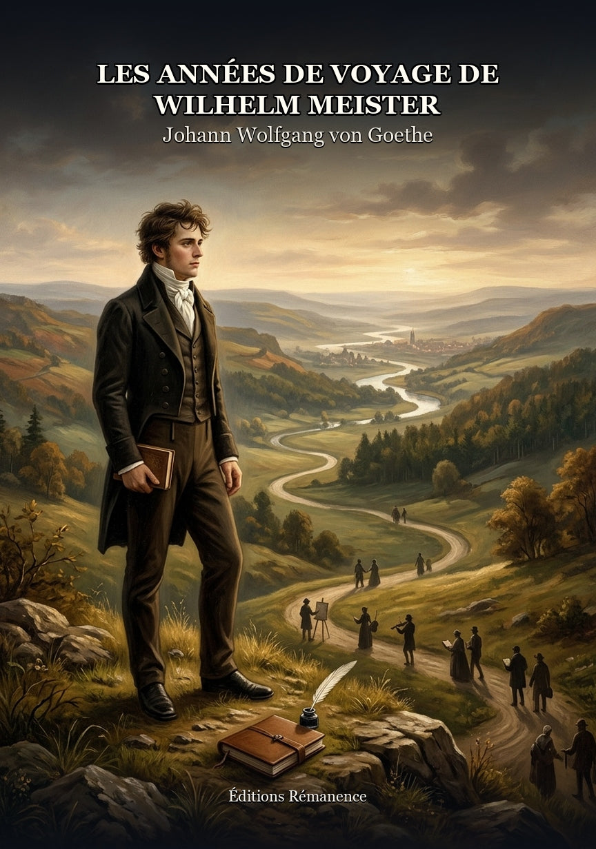Livre Les Années de voyage de Wilhelm Meister par Johann Wolfgang von Goethe - Couverture - Editions Remanence