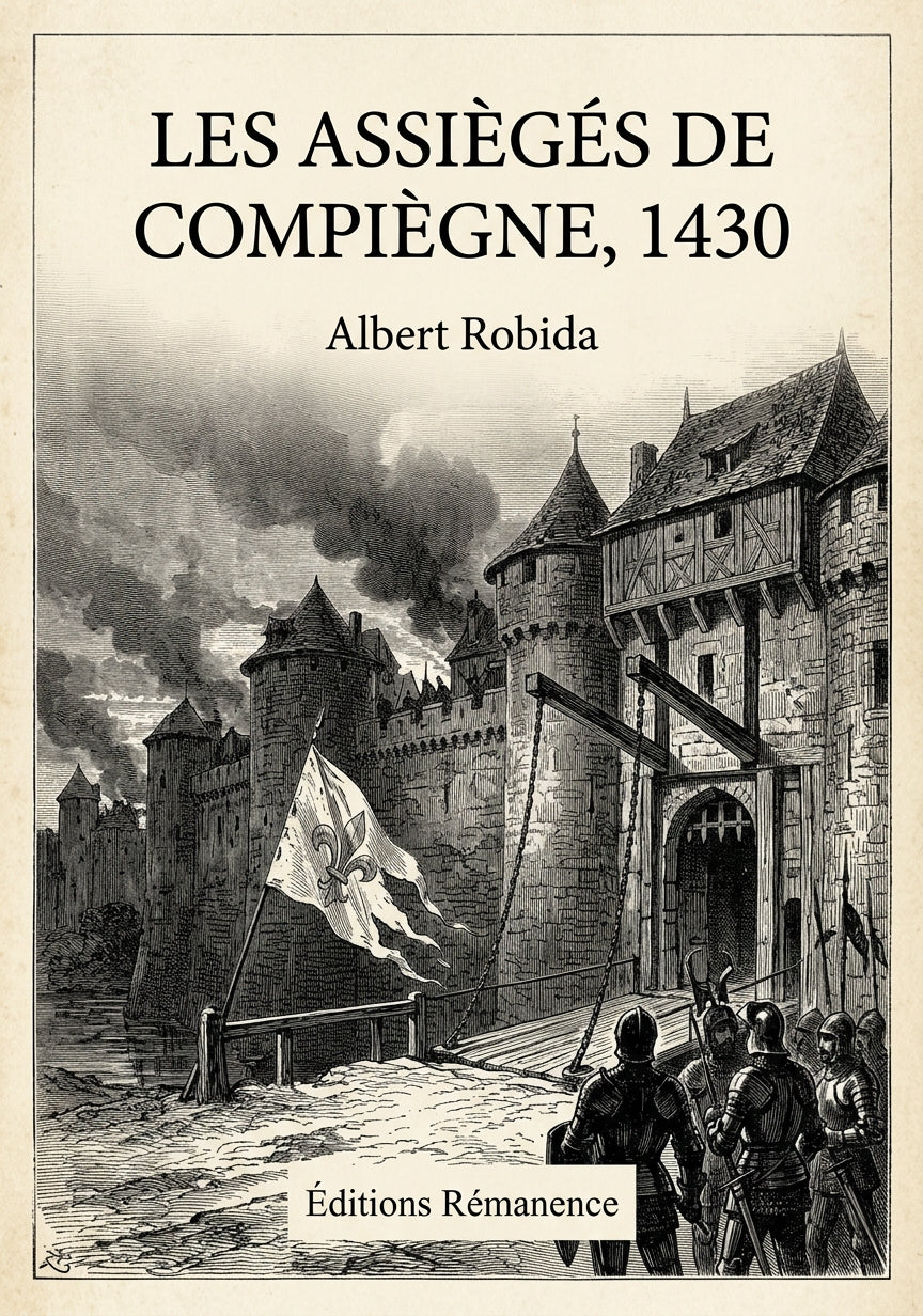 Les assiègés de Compiègne, 1430 - Albert Robida (Couverture)