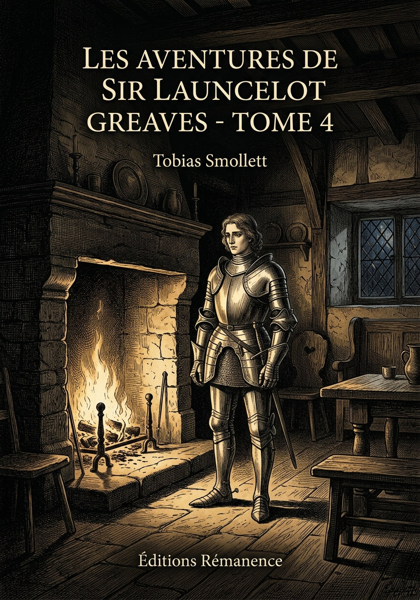 Livre Les Aventures de Sir Launcelot Greaves - Tome 4 par Tobias Smollett - Couverture - Editions Remanence