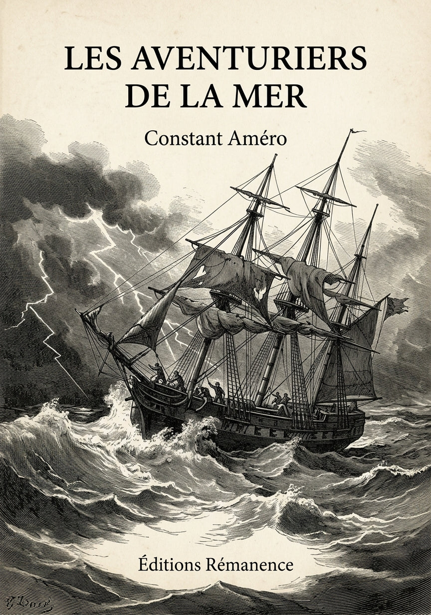 Livre Les Aventuriers de la mer par Constant Améro - Couverture - Editions Remanence