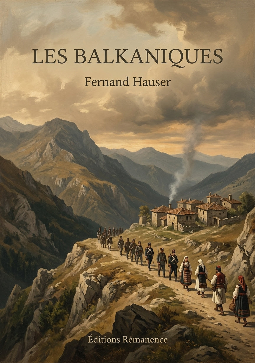 Livre Les Balkaniques par Fernand Hauser - Couverture - Editions Remanence