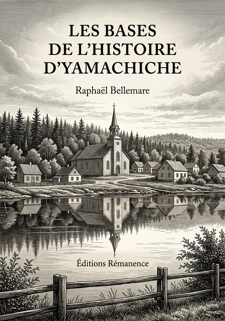 Livre Les bases de l’histoire d’Yamachiche par Raphaël Bellemare - Couverture - Editions Remanence