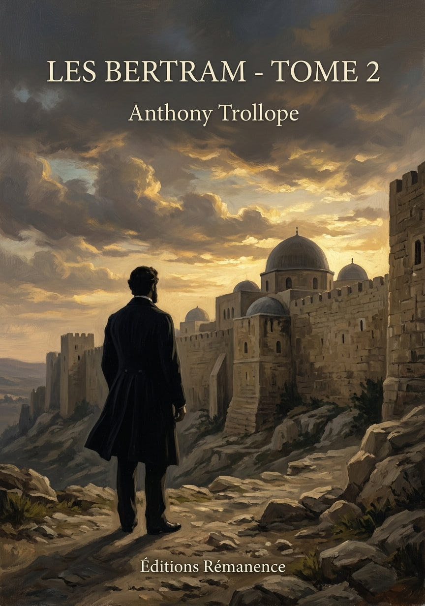 Livre Les Bertram - Tome 2 par Anthony Trollope - Couverture - Editions Remanence