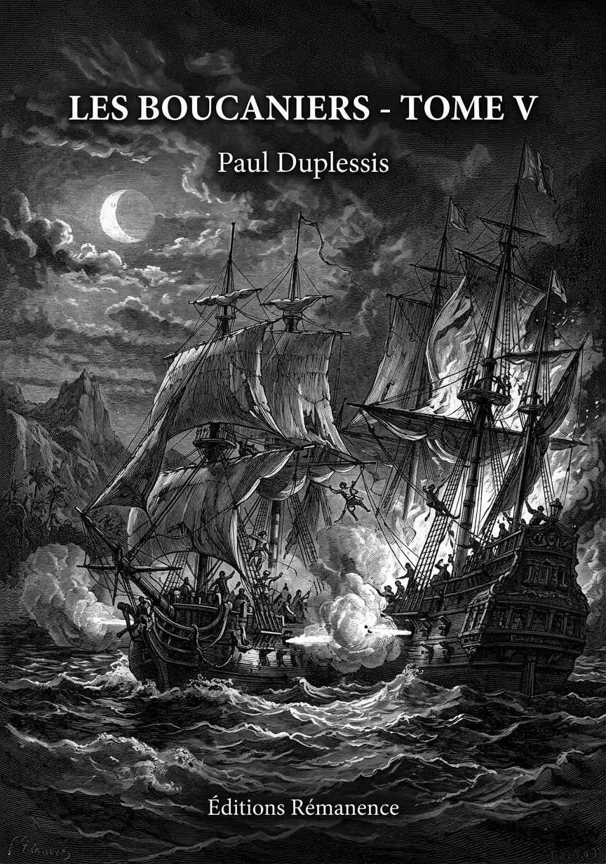 Livre Les Boucaniers - Tome V par Paul Duplessis - Couverture - Editions Remanence