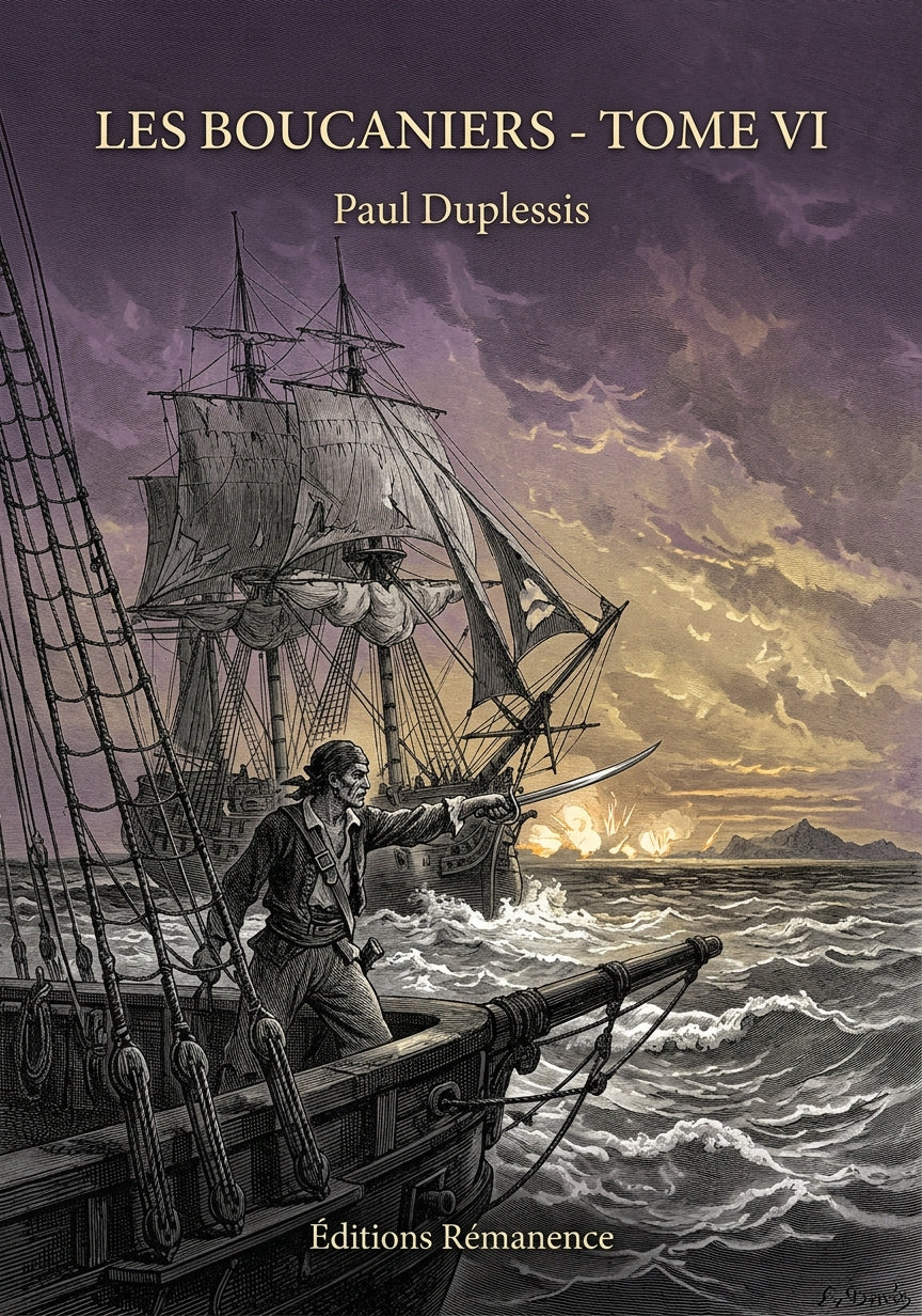 Livre Les Boucaniers - Tome VI par Paul Duplessis - Couverture - Editions Remanence