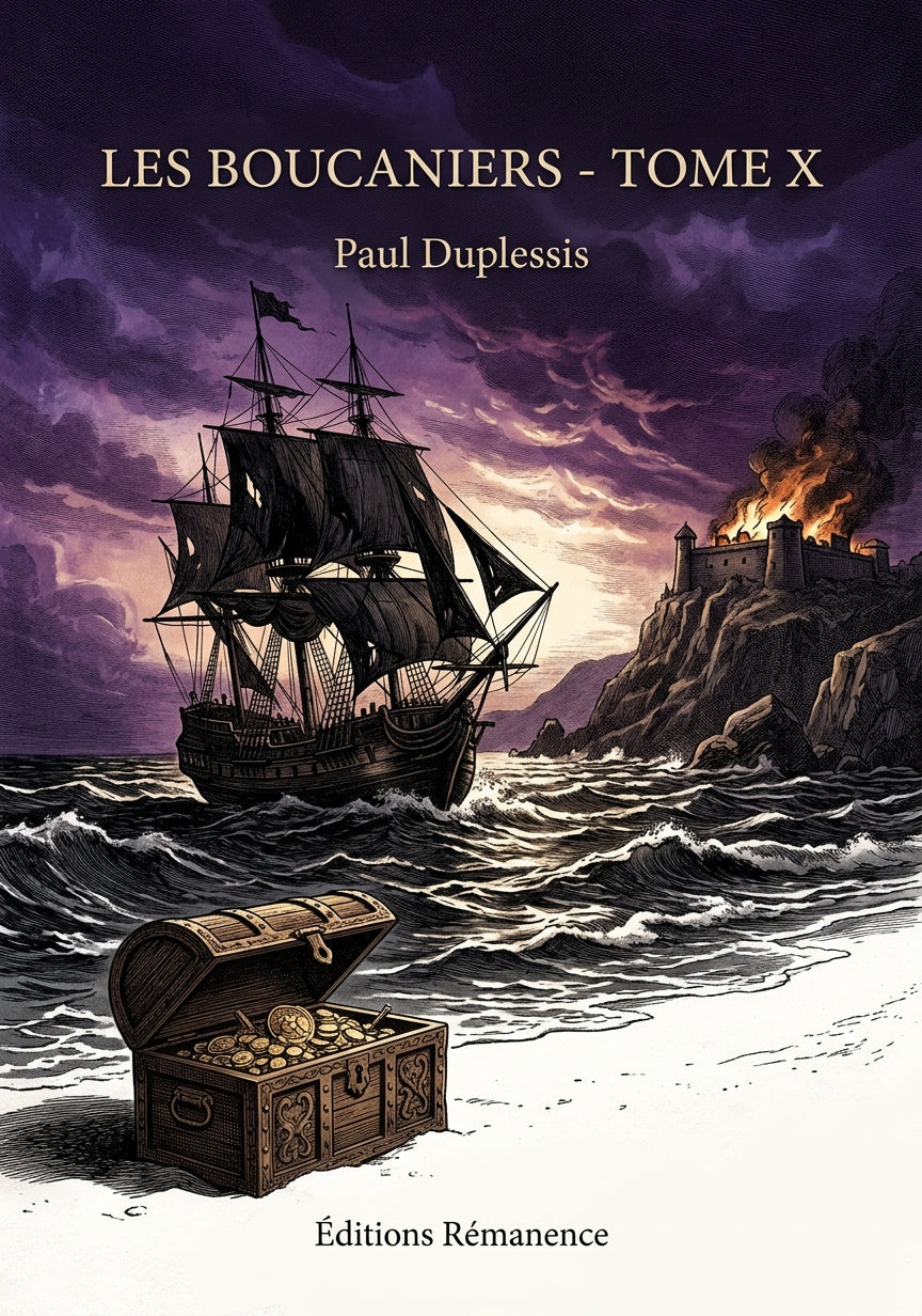 Livre Les Boucaniers - Tome X par Paul Duplessis - Couverture - Editions Remanence