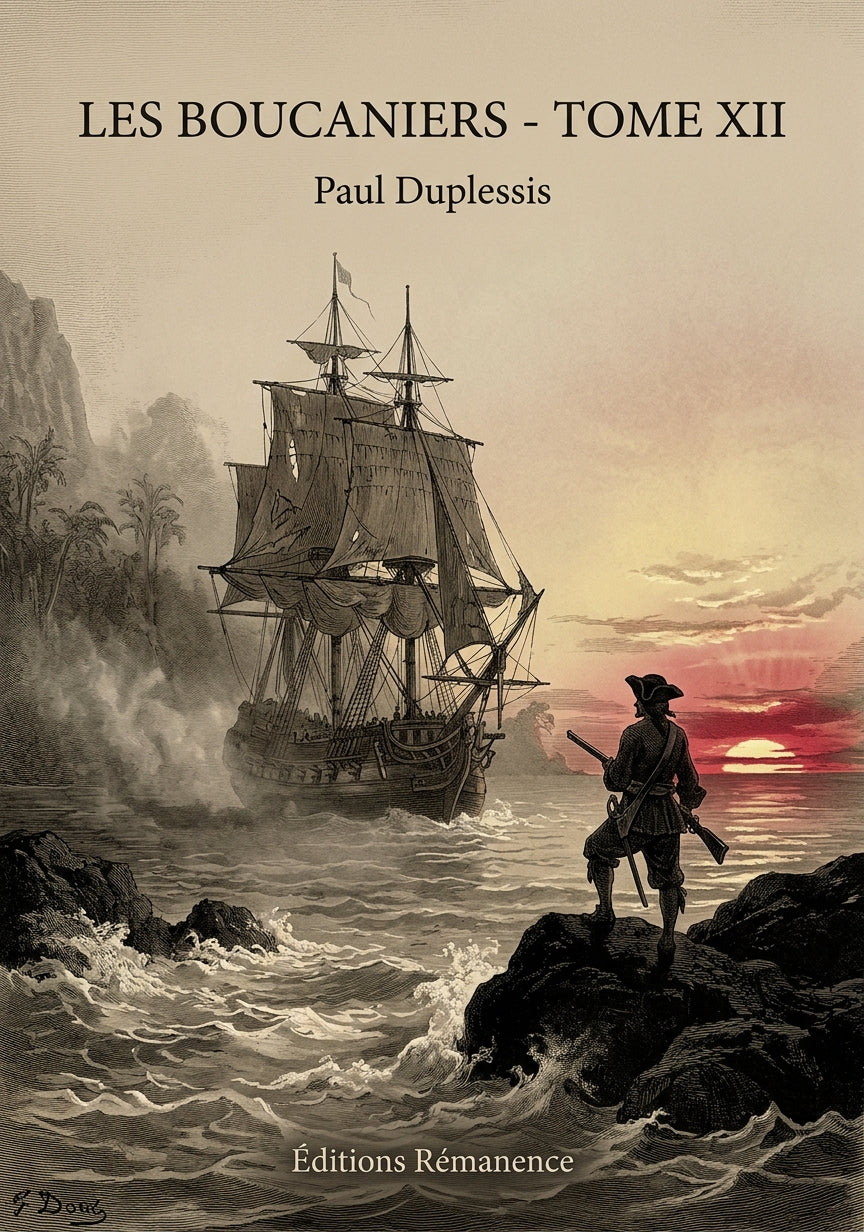 Livre Les Boucaniers - Tome XII par Paul Duplessis - Couverture - Editions Remanence