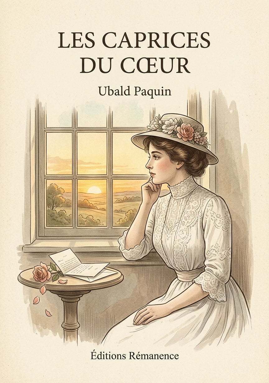 Livre Les caprices du cœur par Ubald Paquin - Couverture - Editions Remanence