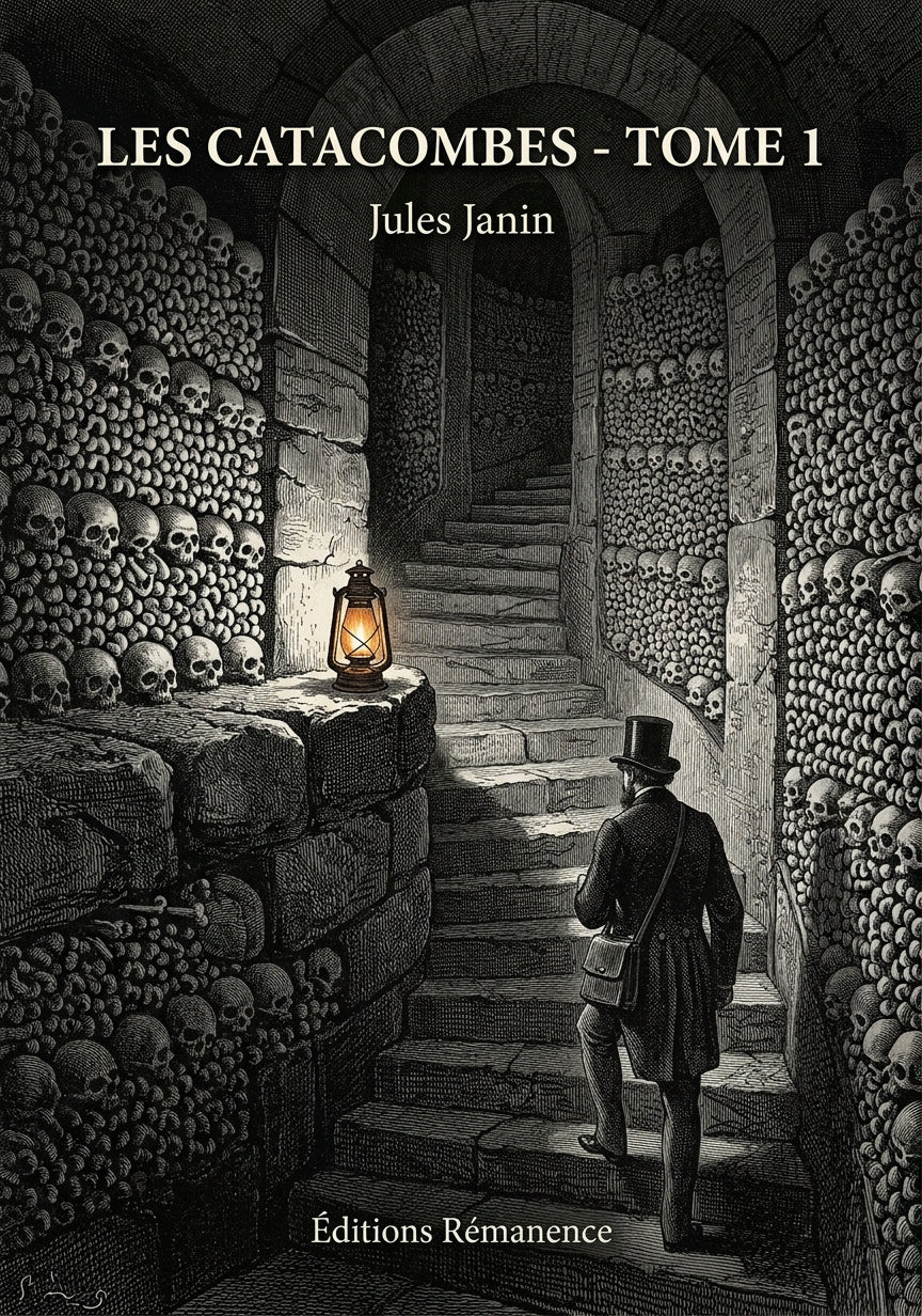 Livre Les Catacombes - Tome 1 par Jules Janin - Couverture - Editions Remanence
