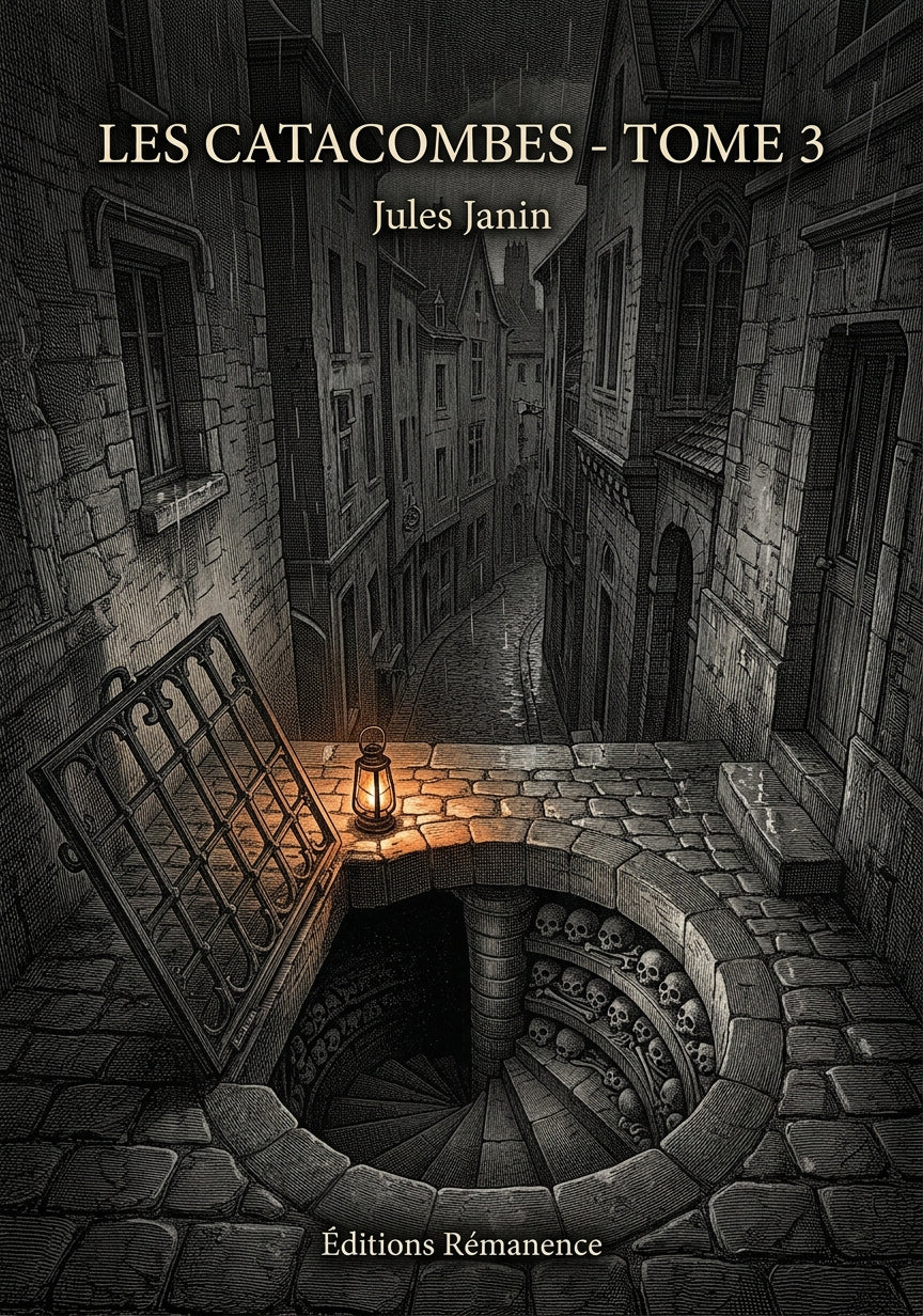 Livre Les Catacombes - Tome 3 par Jules Janin - Couverture - Editions Remanence